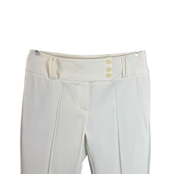 INC International Concepts Women’s Dress Pants Size 6 off white Straight Leg - Picture 4 of 9